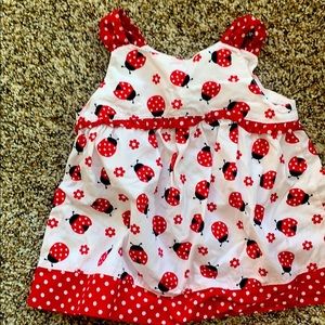 Toddler Ladybug Cotton Top